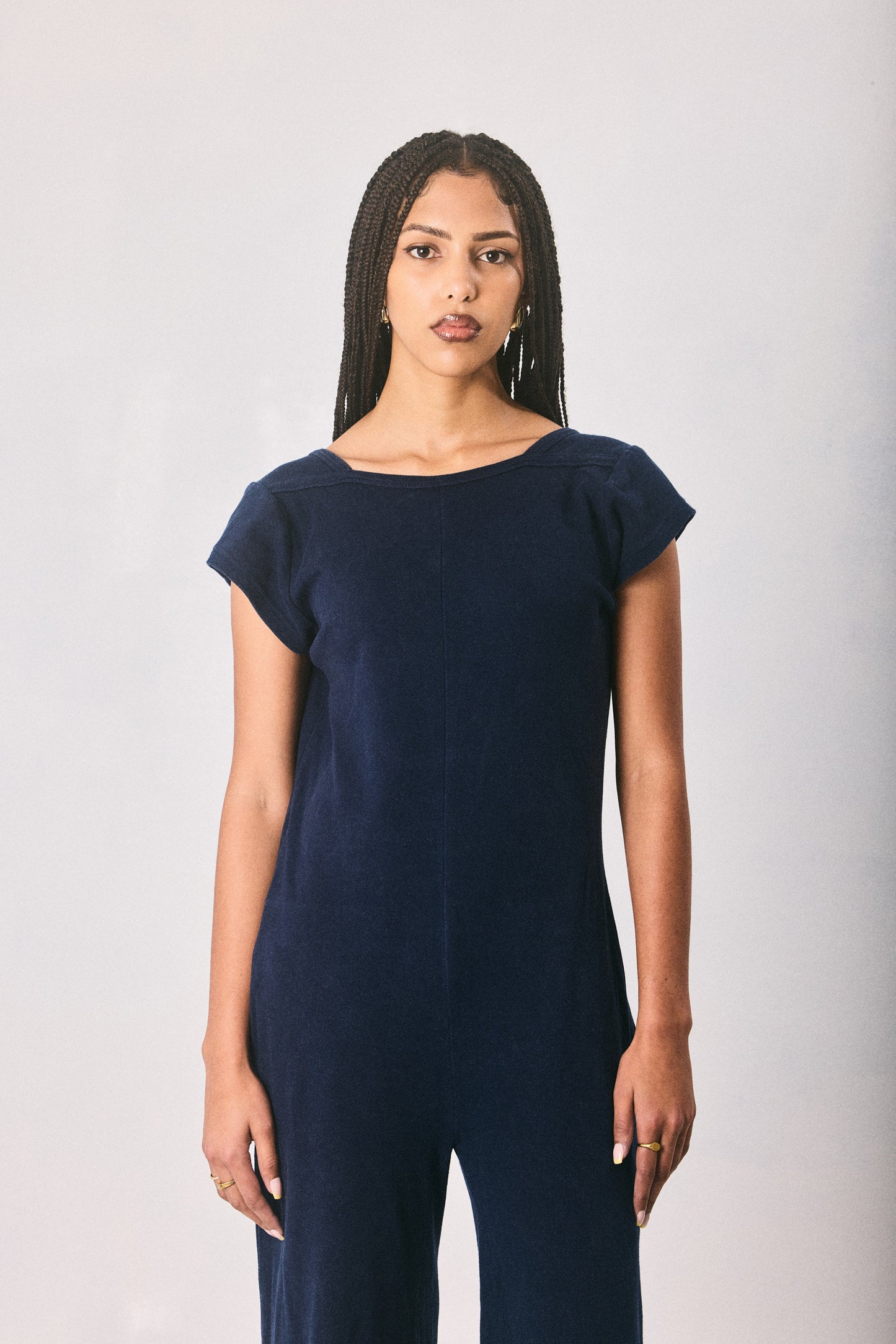 Navy blue Jumpsuit, made in Cape Town