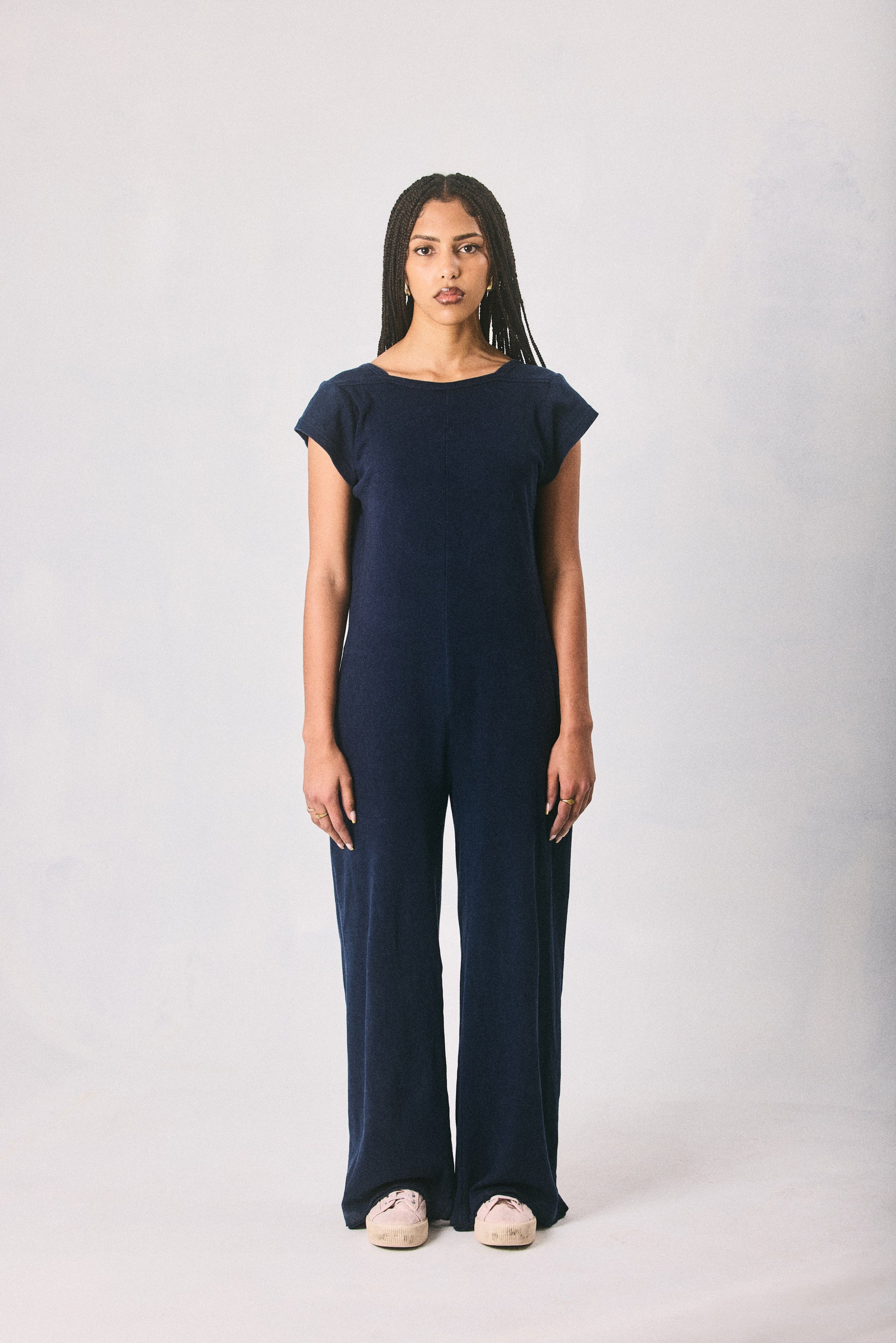 Navy blue Jumpsuit, made in Cape Town