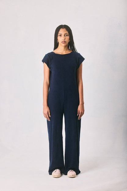 Navy blue Jumpsuit, made in Cape Town