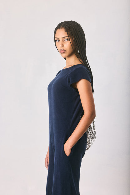 Navy blue Jumpsuit, made in Cape Town