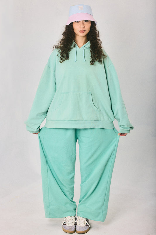 Mint hoodie and sweatpants set, made in Cape Town