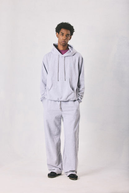 Grey melange hoodie and sweatpants set, made in Cape Town