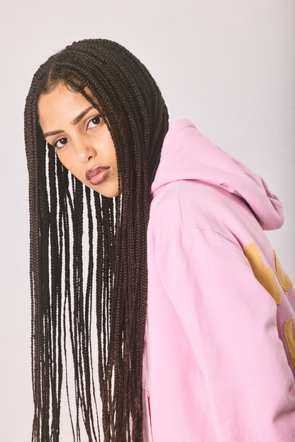 Pink hoodie and sweatpants set, made in Cape Town
