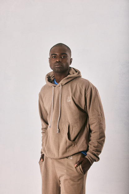 Brown hoodie and sweatpants set, made in Cape Town