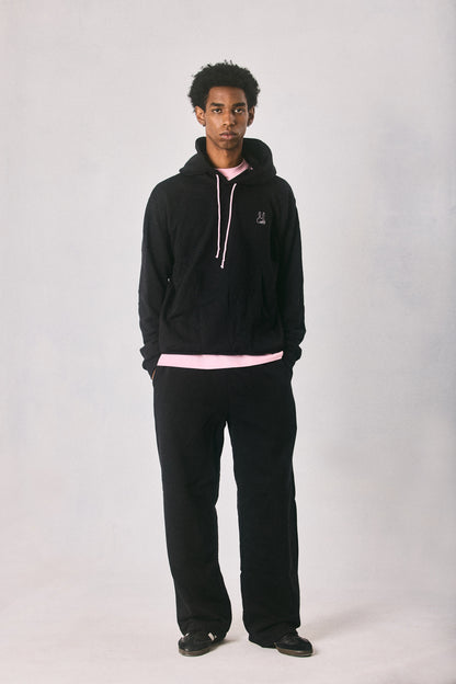 Black hoodie and sweatpants set, made in Cape Town