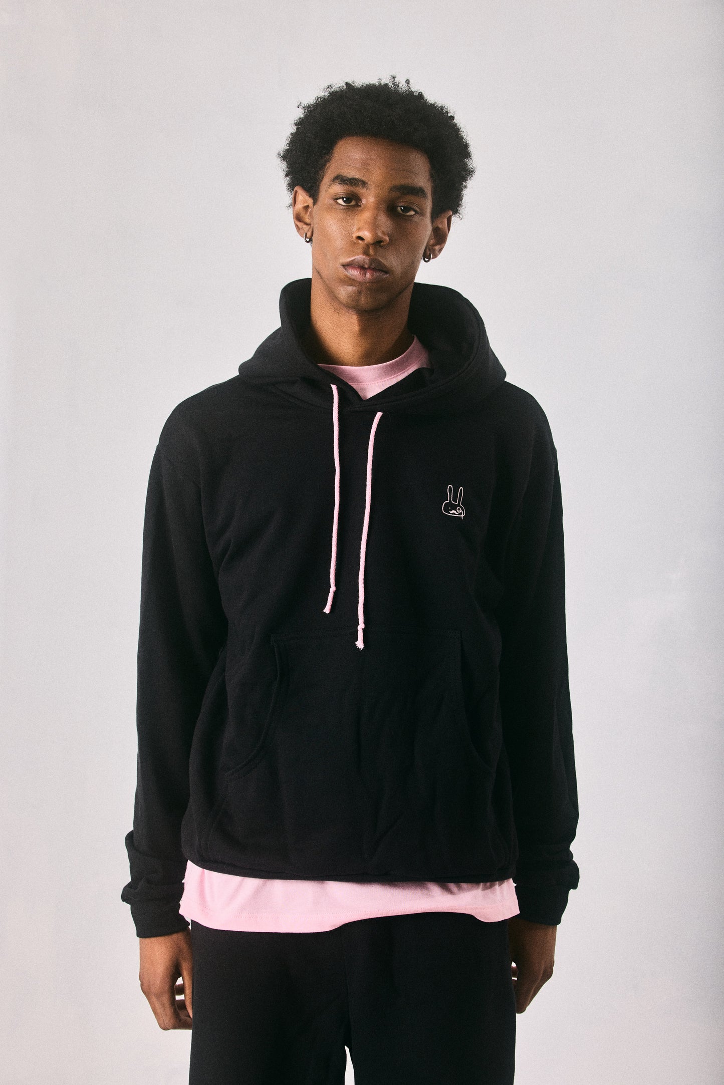 Black hoodie and sweatpants set, made in Cape Town
