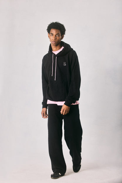 Black hoodie and sweatpants set, made in Cape Town