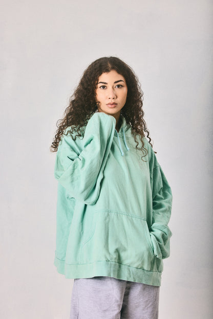 Mint Green Cropped Hoodie, Made in Cape Town
