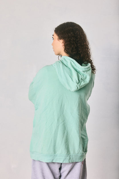 Mint Green Cropped Hoodie, Made in Cape Town